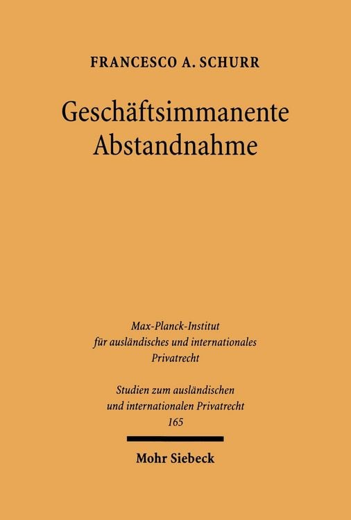 Produktbild: Gesch&auml;ftsimmanente Abstandnahme