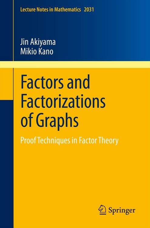 Produktbild: Factors and Factorizations of Graphs