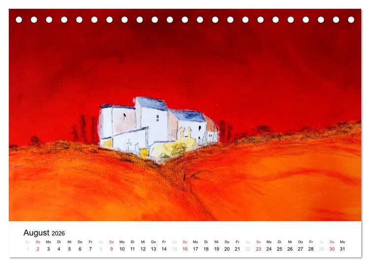 Produktbild: Heike Adam - Italienische Reise (Tischkalender 2026 DIN A5 quer), CALVENDO Monatskalender