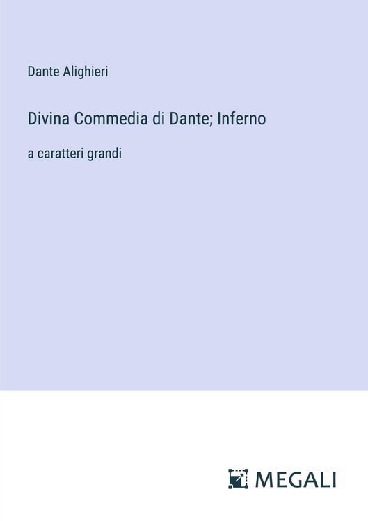 Produktbild: Divina Commedia di Dante; Inferno