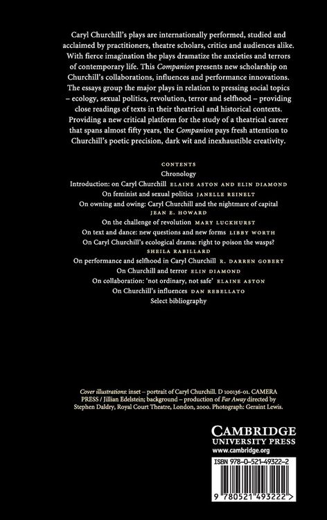 Produktbild: The Cambridge Companion to Caryl Churchill