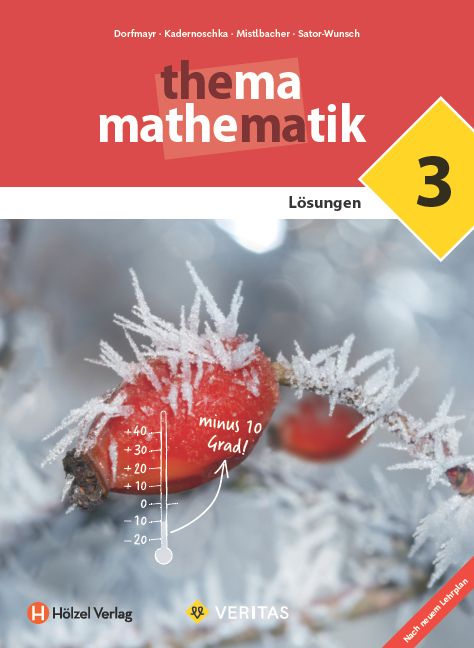 Produktbild: Thema Mathematik 3. Lehrplan 2023. L&ouml;sungen