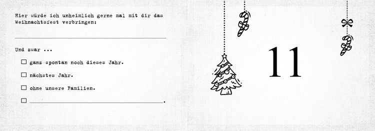 Produktbild: Was ich an dir liebe &ndash; Adventskalender. Hardcover-Ausgabe