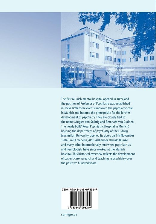 Produktbild: The University Department of Psychiatry in Munich