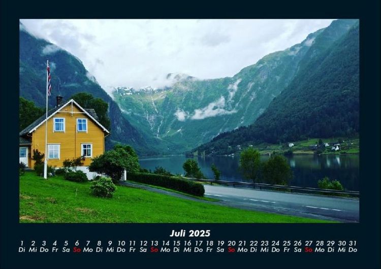 Produktbild: Bergige Welten 2025 Fotokalender DIN A4