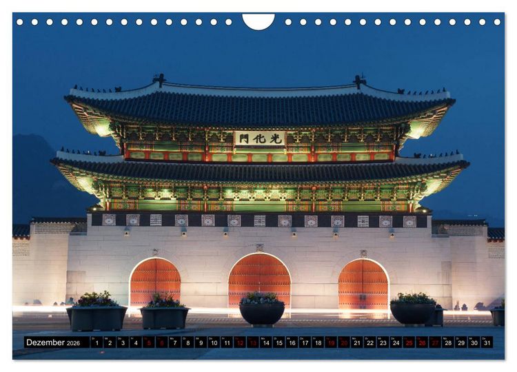 Produktbild: Seoul - Metropole zwischen Tradition und Moderne (Wandkalender 2026 DIN A4 quer), CALVENDO Monatskalender