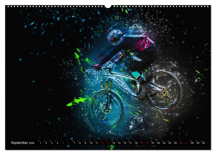 Produktbild: Downhill Explosion (Wandkalender 2026 DIN A2 quer), CALVENDO Monatskalender