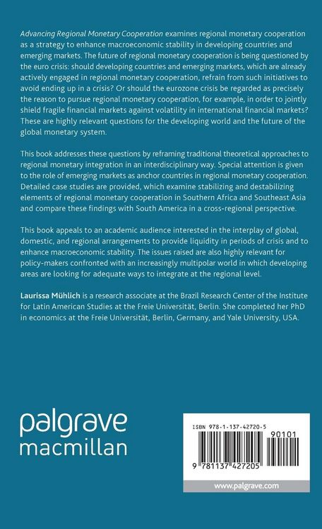 Produktbild: Advancing Regional Monetary Cooperation