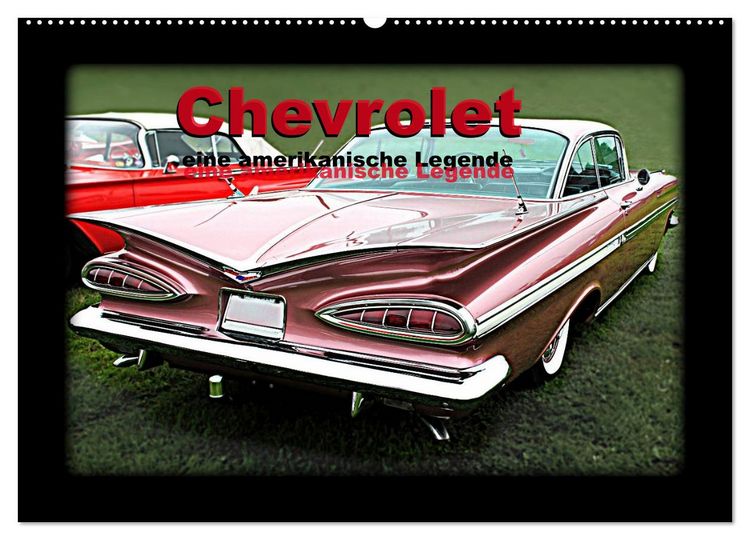 Produktbild: Chevrolet eine amerikanische Legende (Wandkalender 2026 DIN A2 quer), CALVENDO Monatskalender