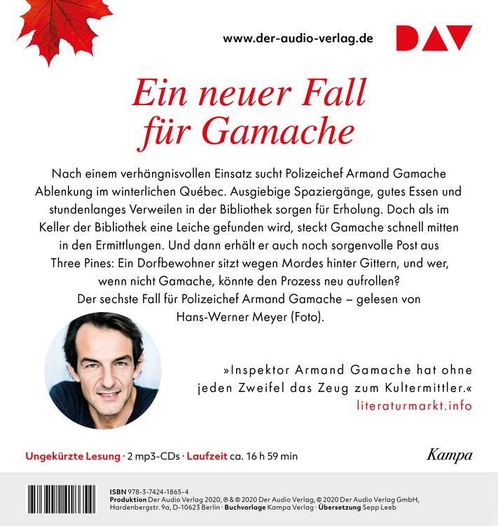 Produktbild: Heimliche F&auml;hrten. Der sechste Fall f&uuml;r Gamache