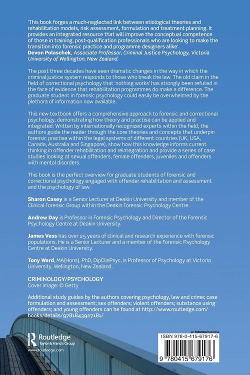 Produktbild: Foundations of Offender Rehabilitation