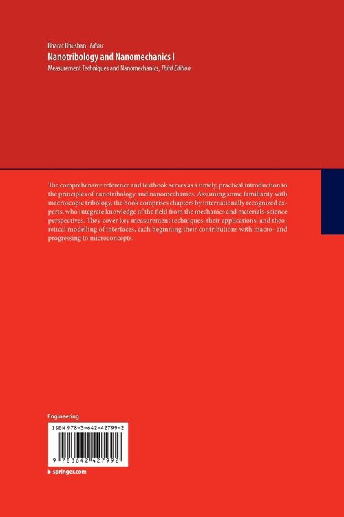 Produktbild: Nanotribology and Nanomechanics I