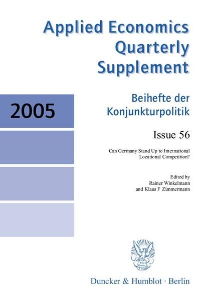 Produktbild: Can Germany Stand Up to International Locational Competition?