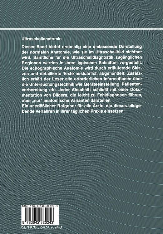 Produktbild: Ultraschallanatomie