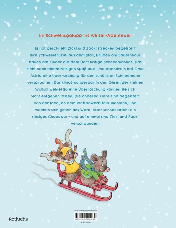 Produktbild: Zicki & Zacki und der Schneemann-Wettbewerb