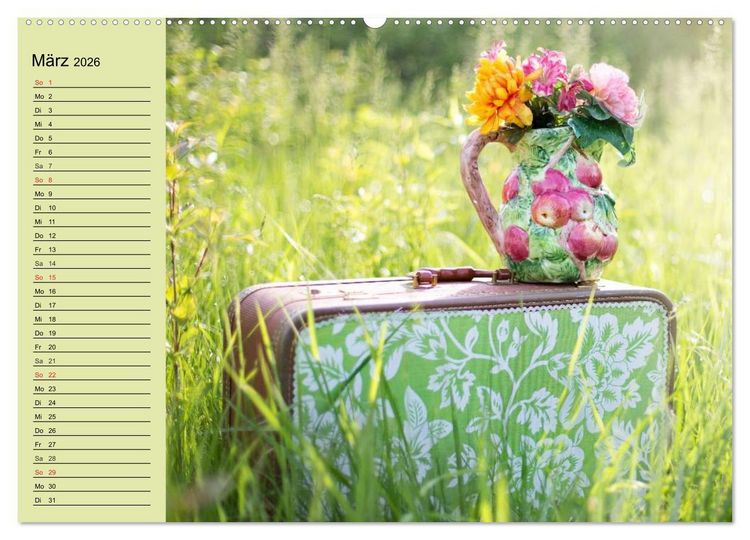 Produktbild: Landhaus-Romantik. Die Farben des Sommers (hochwertiger Premium Wandkalender 2026 DIN A2 quer), Kunstdruck in Hochglanz