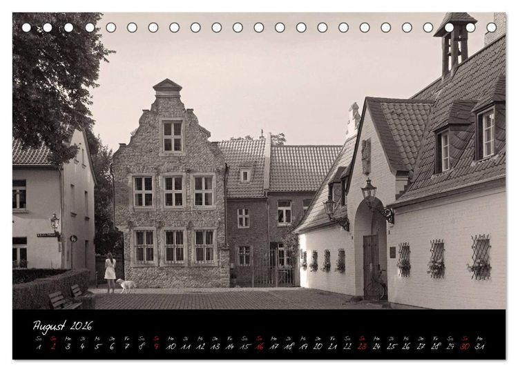 Produktbild: Kaiserswerther Impressionen (Tischkalender 2026 DIN A5 quer), CALVENDO Monatskalender