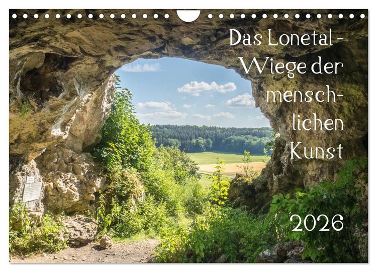 Produktbild: Das Lonetal - Wiege der menschlichen Kunst (Wandkalender 2026 DIN A4 quer), CALVENDO Monatskalender