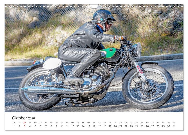 Produktbild: Motorr&auml;der am Jochpass (Wandkalender 2026 DIN A3 quer), CALVENDO Monatskalender