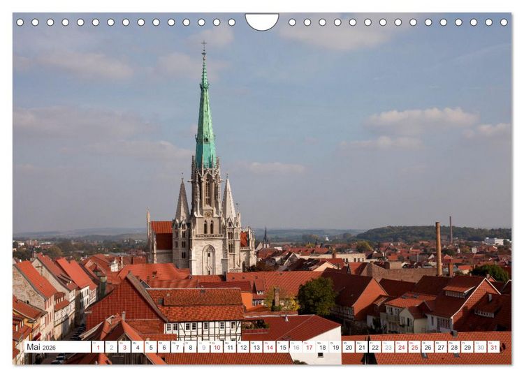 Produktbild: Deutsche Bundesl&auml;nder - Th&uuml;ringen (Wandkalender 2026 DIN A4 quer), CALVENDO Monatskalender