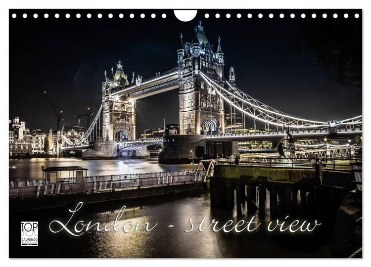 Produktbild: London - street view (Wandkalender 2026 DIN A4 quer), CALVENDO Monatskalender