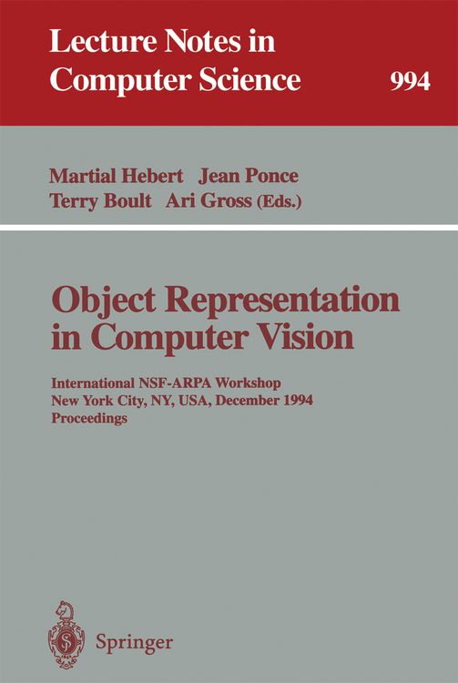 Produktbild: Object Representation in Computer Vision