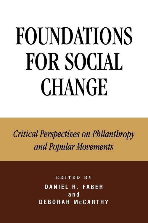 Produktbild: Foundations for Social Change