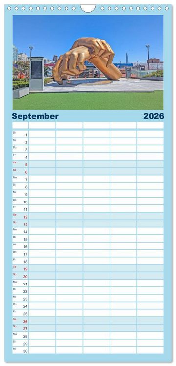 Produktbild: Familienplaner 2026 - Seoul - Stadt der Kontraste mit 5 Spalten (Wandkalender, 21 x 45 cm) CALVENDO