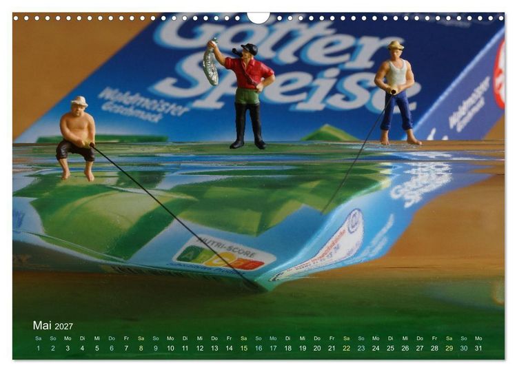 Produktbild: Das geheime Leben von Miniatur-Figuren (Wandkalender 2027 DIN A3 quer), CALVENDO Monatskalender