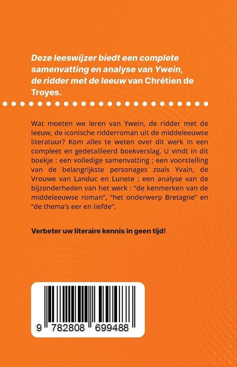Produktbild: Ywein, de ridder met de leeuw van Chr&eacute;tien de Troyes (Boekanalyse)