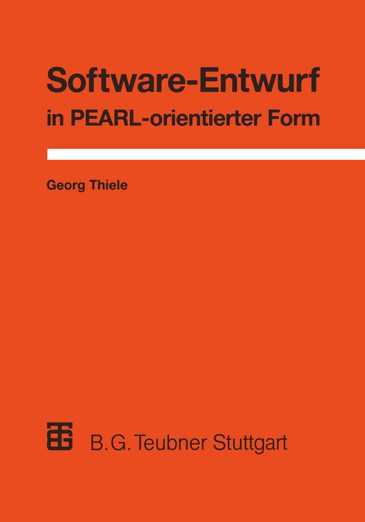 Produktbild: Software-Entwurf in PEARL-orientierter Form
