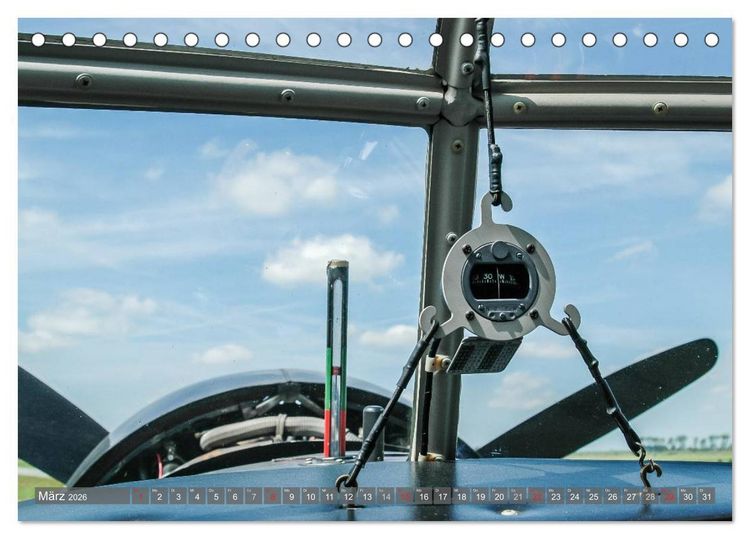 Produktbild: JU 52 - Zwischen Himmel und Erde (Tischkalender 2026 DIN A5 quer), CALVENDO Monatskalender