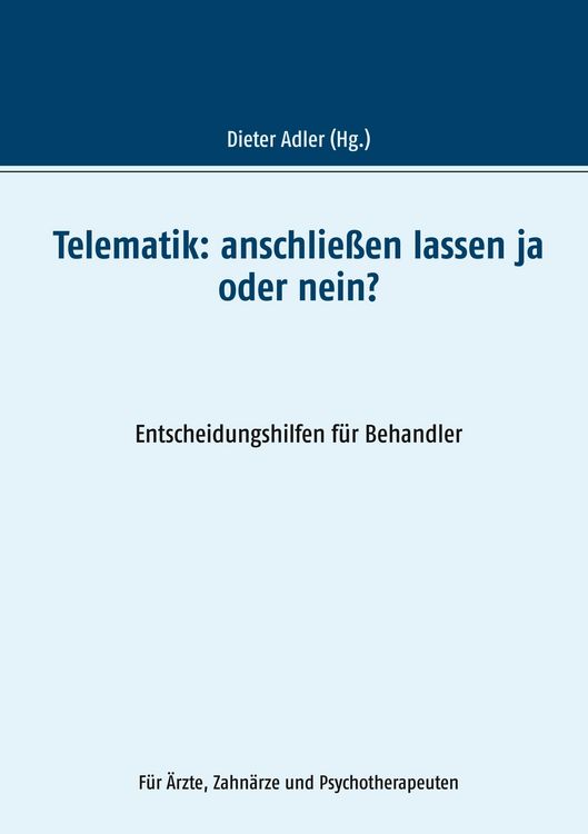 Produktbild: Telematik: anschlie&szlig;en lassen ja oder nein