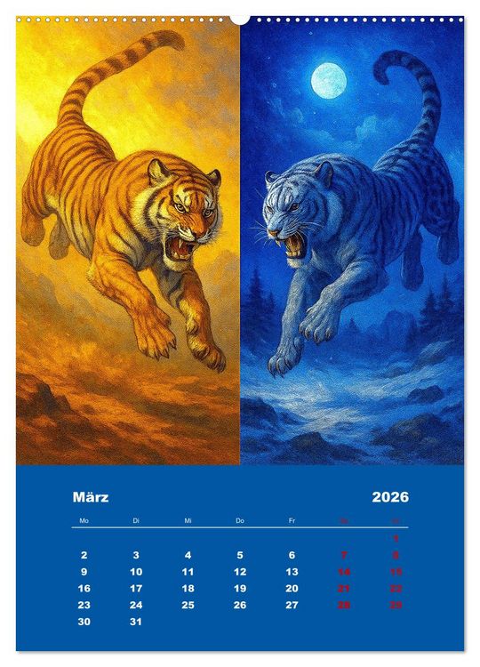 Produktbild: Spiegelwildnis (Wandkalender 2026 DIN A2 hoch), CALVENDO Monatskalender