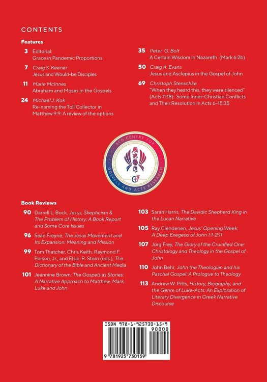 Produktbild: Journal of Gospels and Acts Research. Volume 4
