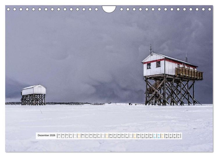 Produktbild: St. Peter-Ording (Wandkalender 2026 DIN A4 quer), CALVENDO Monatskalender