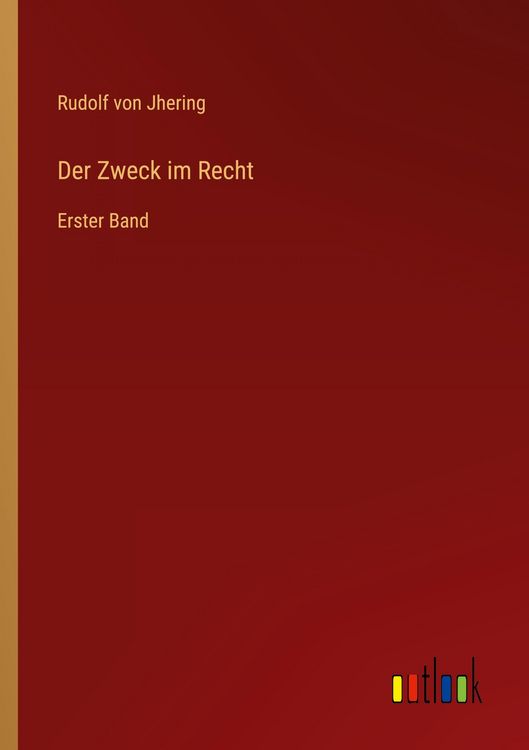 Produktbild: Der Zweck im Recht