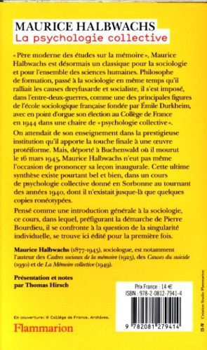 Produktbild: La psychologie collective