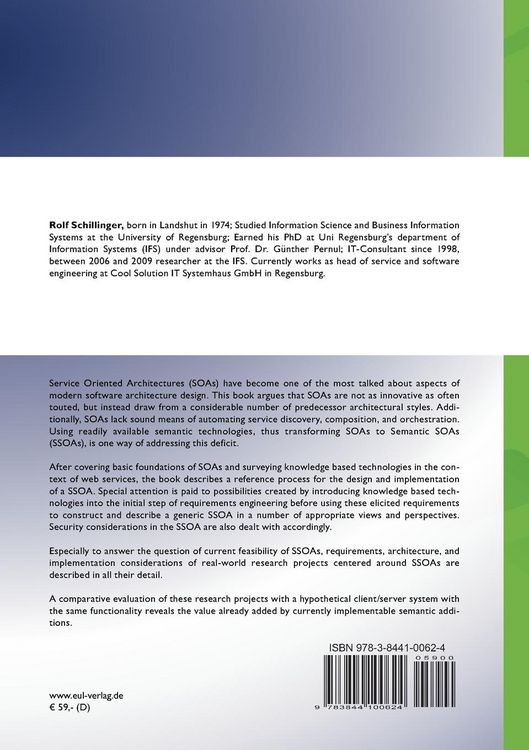 Produktbild: Semantic Service Oriented Architectures in Research and Practice