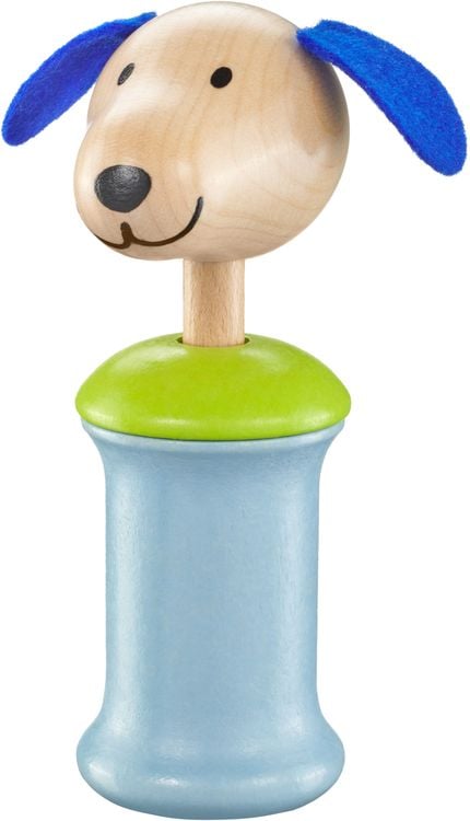 Schmidt Spiele - Selecta - Ringo Hund, Greifling mit Quietsche, 12 cm