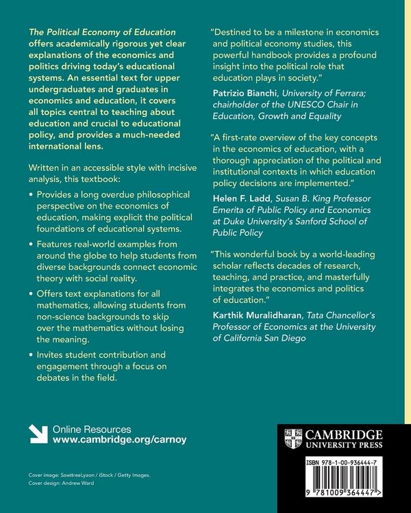Produktbild: The Political Economy of Education