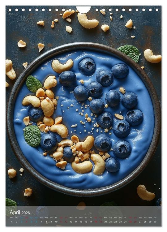 Produktbild: Smoothie Bowl Bliss (Wall Calendar 2026 DIN A4 portrait), CALVENDO 12 Month Wall Calendar
