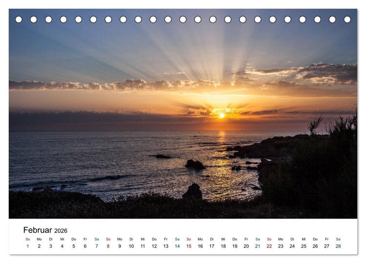 Produktbild: Vend&eacute;e - Bilder von der C&ocirc;te de Lumi&egrave;re (Tischkalender 2026 DIN A5 quer), CALVENDO Monatskalender