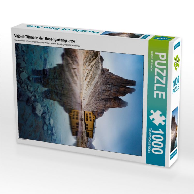 Produktbild: CALVENDO Puzzle Vajolet-T&uuml;rme in der Rosengartengruppe 1000 Teile Lege-Gr&ouml;&szlig;e 480 x 640 cm Foto-Puzzle Bild von Matteo Colombo