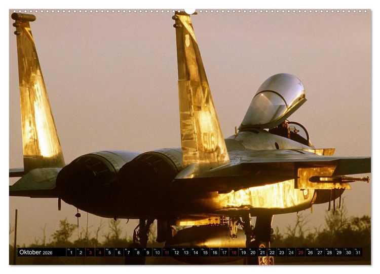 Produktbild: Kampfjets &bull; U.S. Aircraft (Wandkalender 2026 DIN A2 quer), CALVENDO Monatskalender