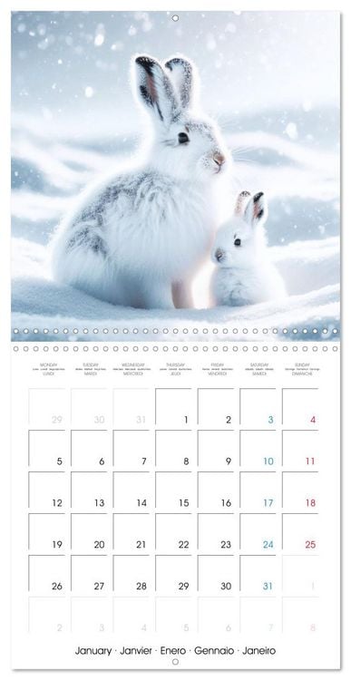 Produktbild: Animals of Arctic (Wall Calendar 2026 12 &times; 12 Inch) CALVENDO 12 Month Wall Calendar
