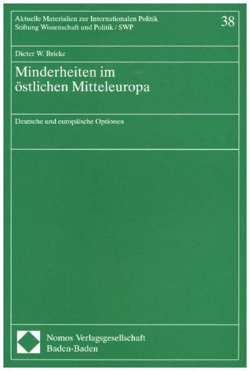 Produktbild: Minderheiten im &ouml;stlichen Mitteleuropa