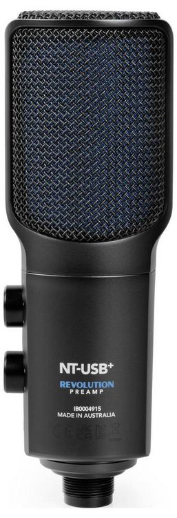 Produktbild: Rode Stand Kondensatormikrofon NT-USB+ &Uuml;bertragungsart (Details):USB inkl. Stativ, inkl. Kabel
