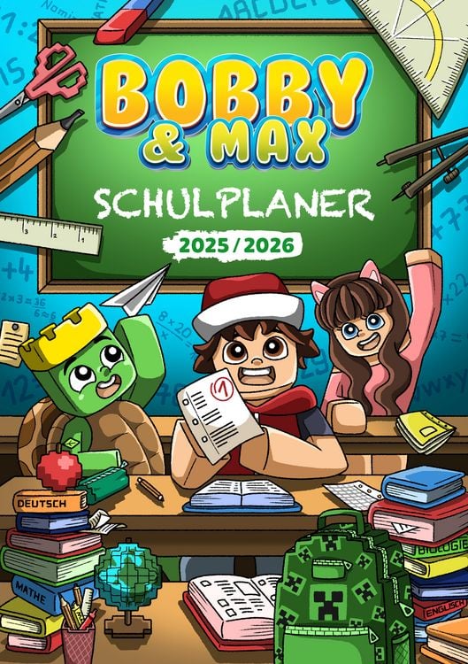 Produktbild: Bobby & Max - Schulplaner 2025/2026