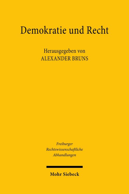 Produktbild: Demokratie und Recht